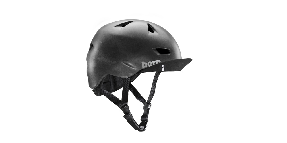 NEW Bern Brentwood Sporting Helmet Size S/M Matte Black VM3MBKVSM Zipmold 